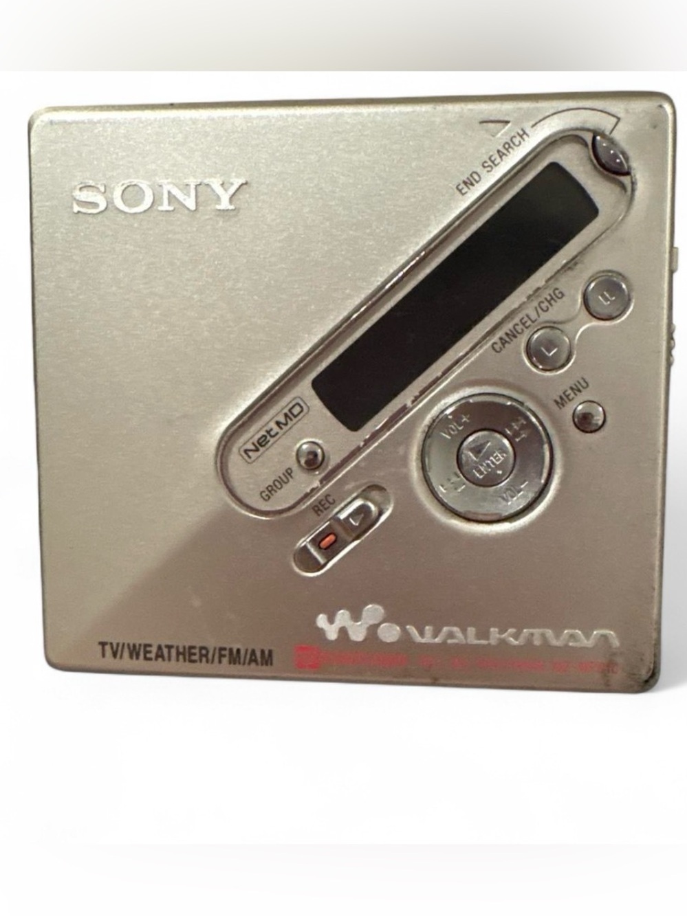 Sony Walkman MiniDisc Player - Silver Metallic